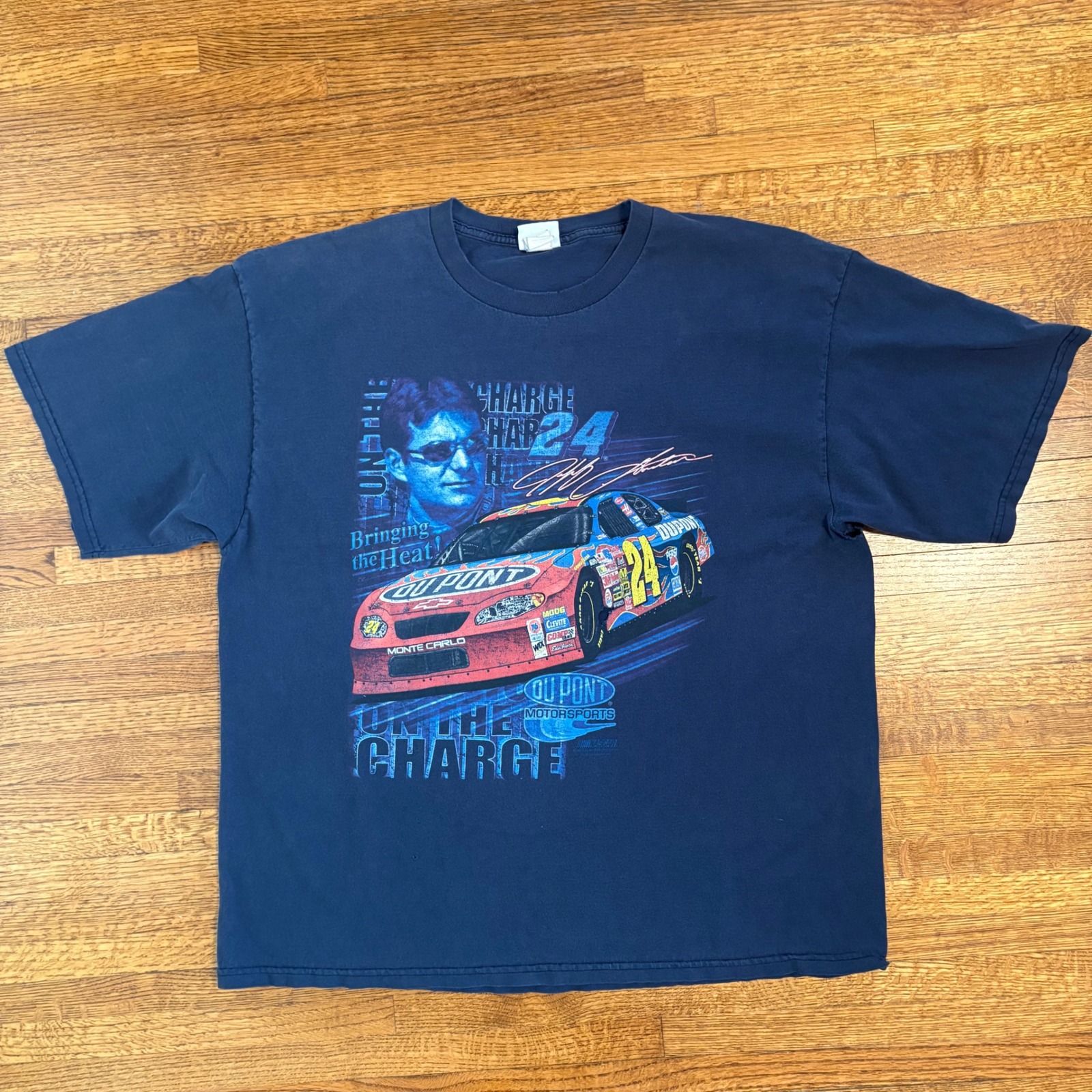 Vintage Jeff Gordon Nascar Racing 24 Dupont Motorsports TShirt 2xl Chase